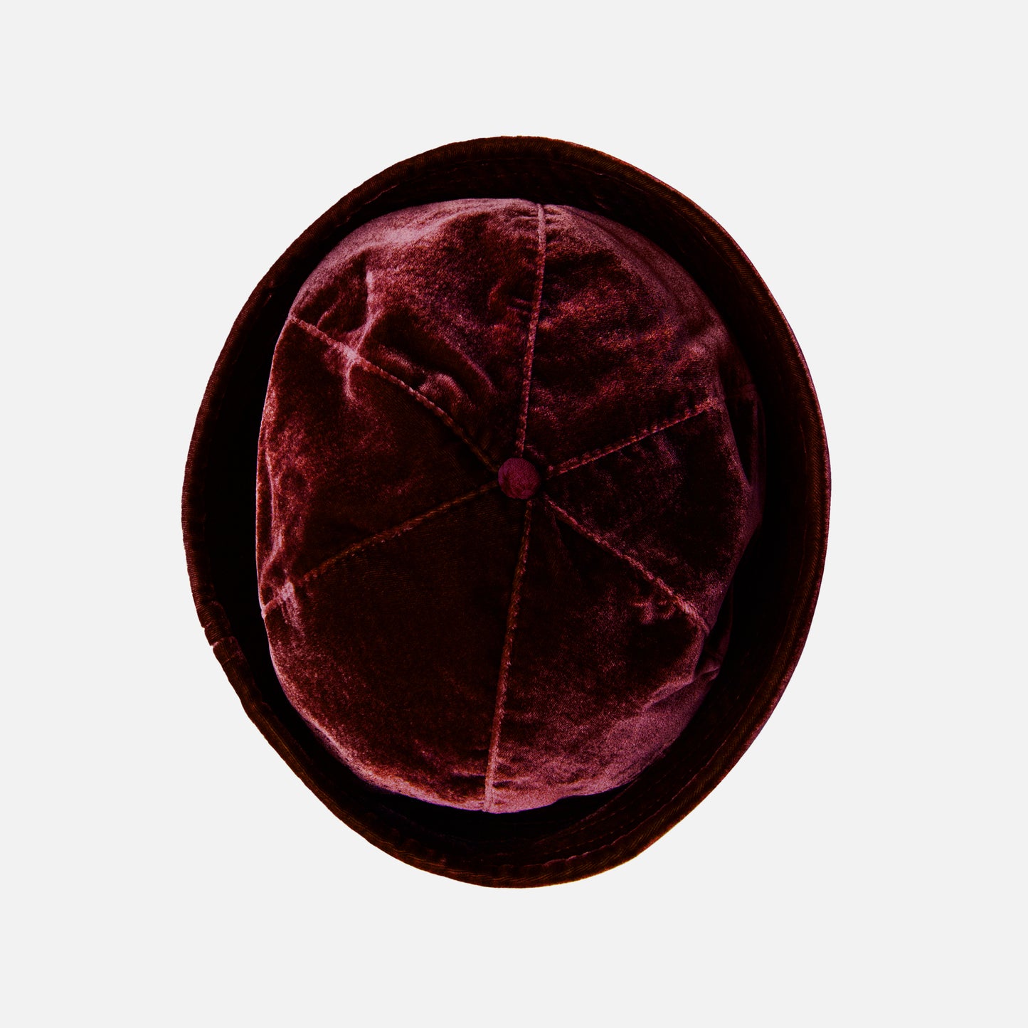 Burgundy Velvet Bonnet