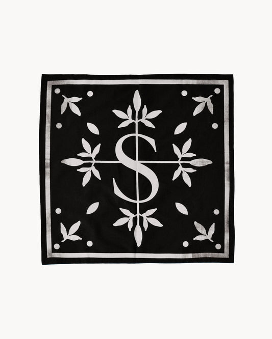 Black Cotton Bandana
