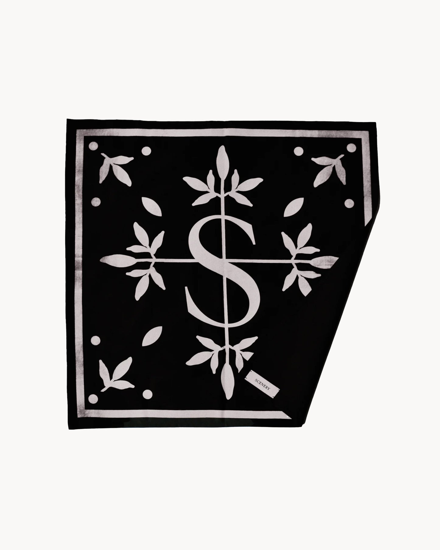 Black Cotton Bandana
