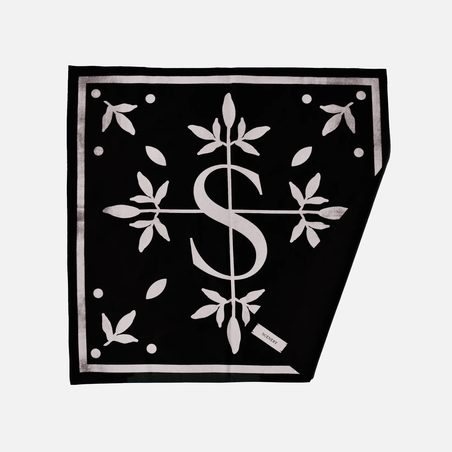 Black Cotton Bandana