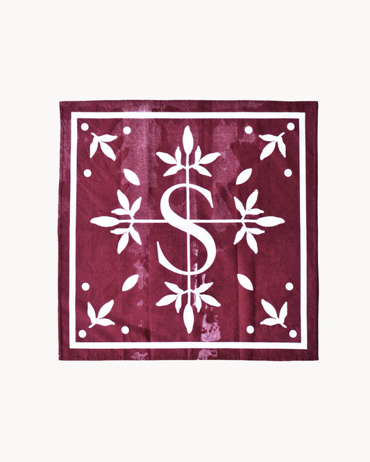 Burgundy Cotton Bandana